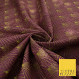 Wine Art Deco Fan Design 100% Cotton Canvas Printed Fabric Craft 59" Wide 9099