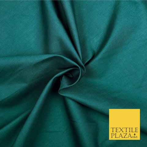 Premium FOREST GREEN Plain Poly Cotton Fabric Many Colours Dress Craft - OA510
