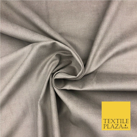 Silver Premium Plain Needlecord Fabric Babycord Corduroy Dress Craft - QG563