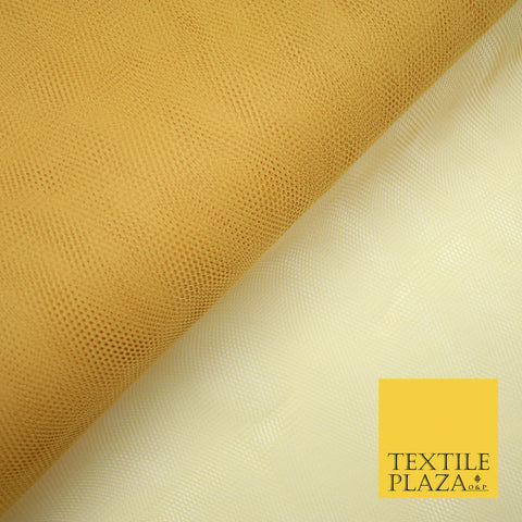 WARM GOLD Premium Quality Tutu Bridal Dress Stiff Net Fabric Tulle Material 60" 5953