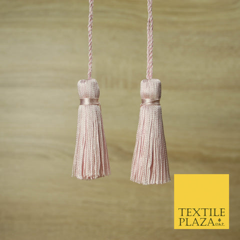 BABY PINK Luxury Silk Soft Thread Tassels Latkans Cushion Sewing Craft Curtains T114