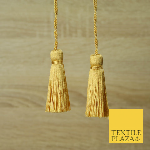 ANTIQUE GOLD Luxury Silk Soft Thread Tassels Latkans Cushion Sewing Craft Curtains T413